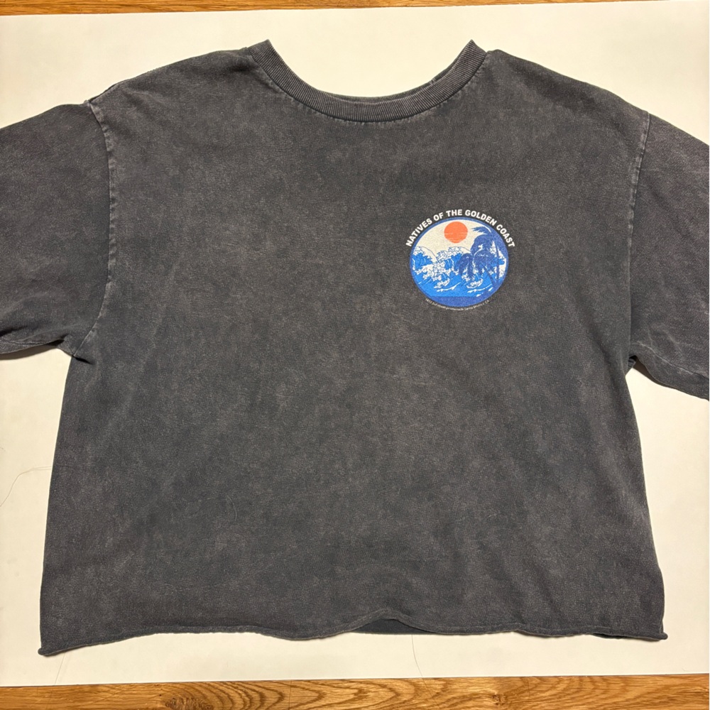 Kids Gray Graphic T-Shirt